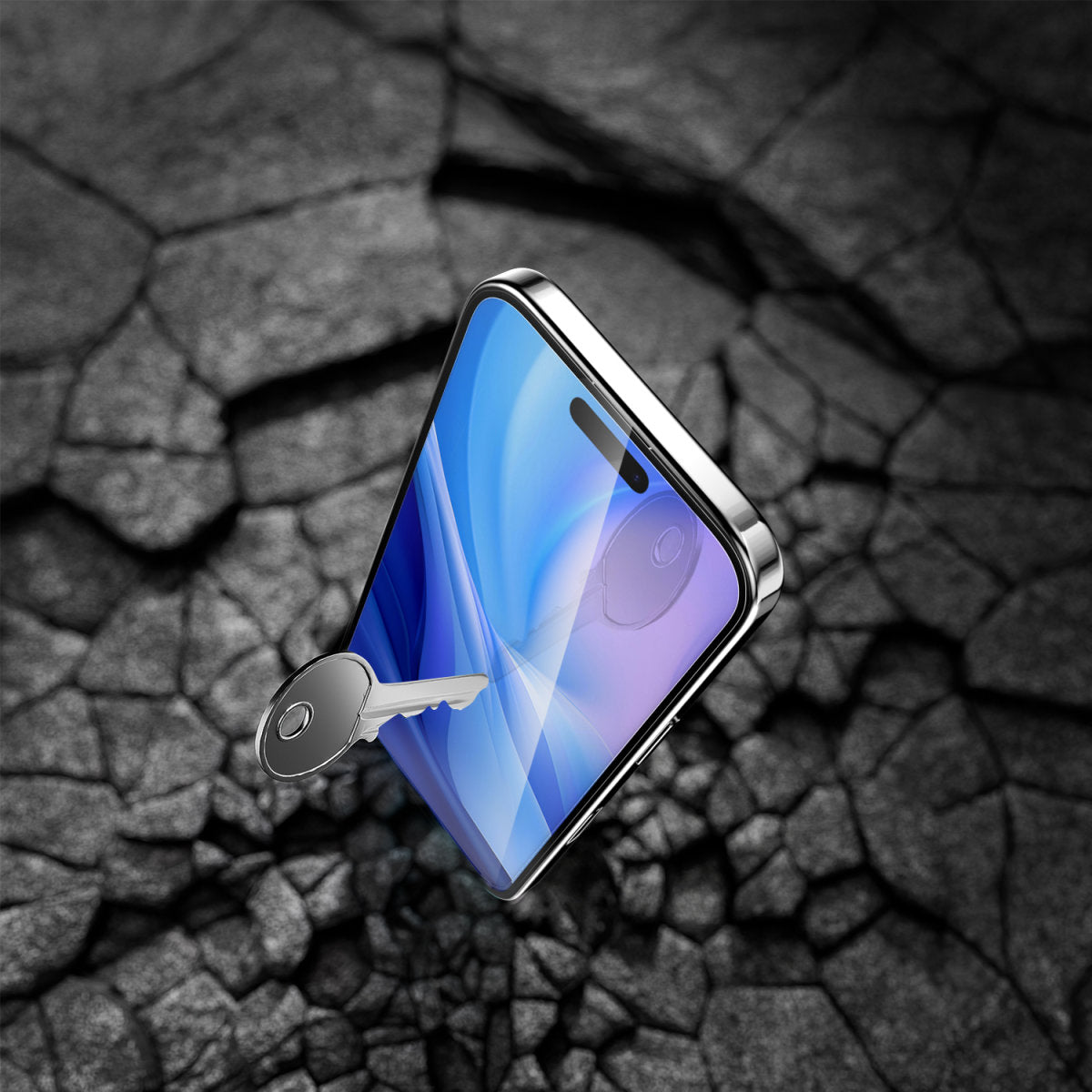 4smarts Displayschutz (Panzerglas), Case Friendly – für iPhone 16 Pro – mit Applikator