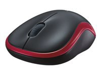 Logitech M185 Maus – Kabellos, Rot
