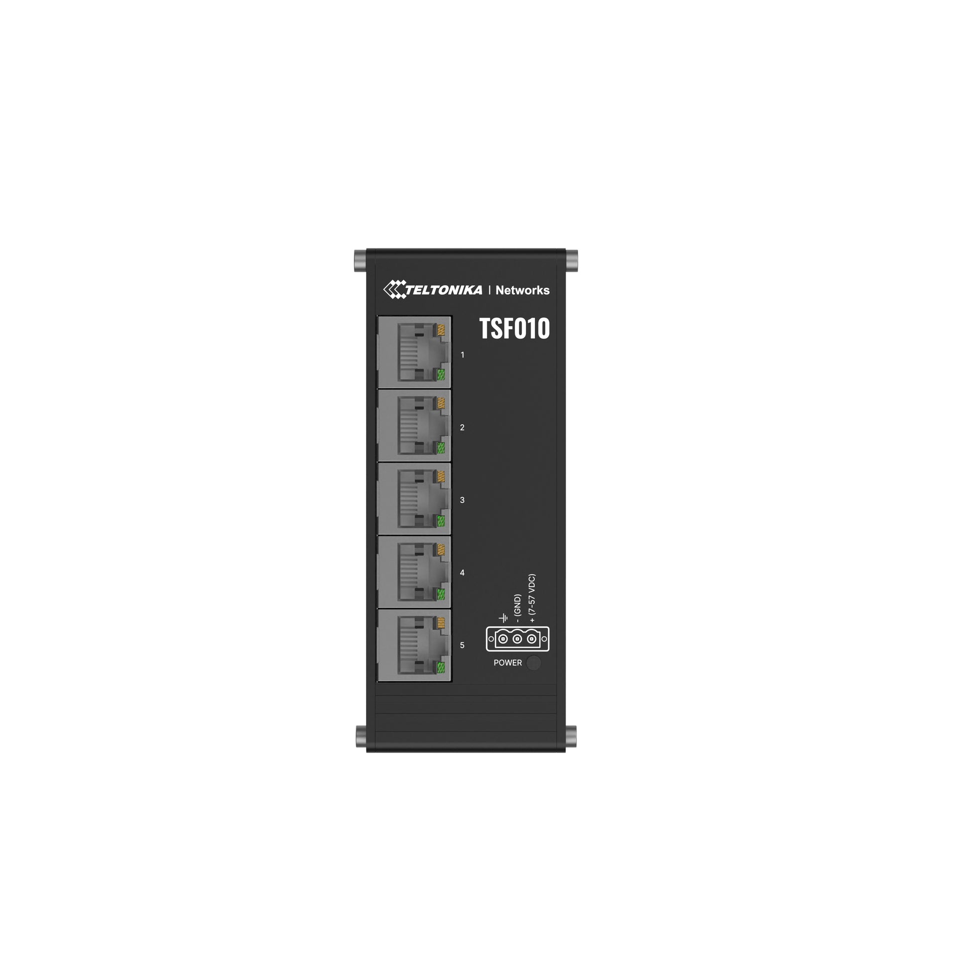 Teltonika TSF010 – Unmanaged Switch – 5× 10/100, DIN-Schiene
