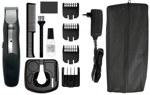 Wahl Bartschneider Grooms Man 9918-1416 – Akkubetrieben, 60 Min Laufzeit, Schnittlänge 0,7–12 mm – Schwarz