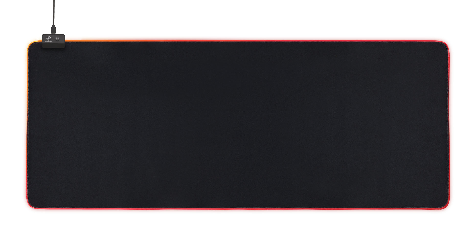 Deltaco Gaming DMP310 – Gaming-Mauspad – 900 × 360 mm, RGB, Stoff, Gummi, Schwarz