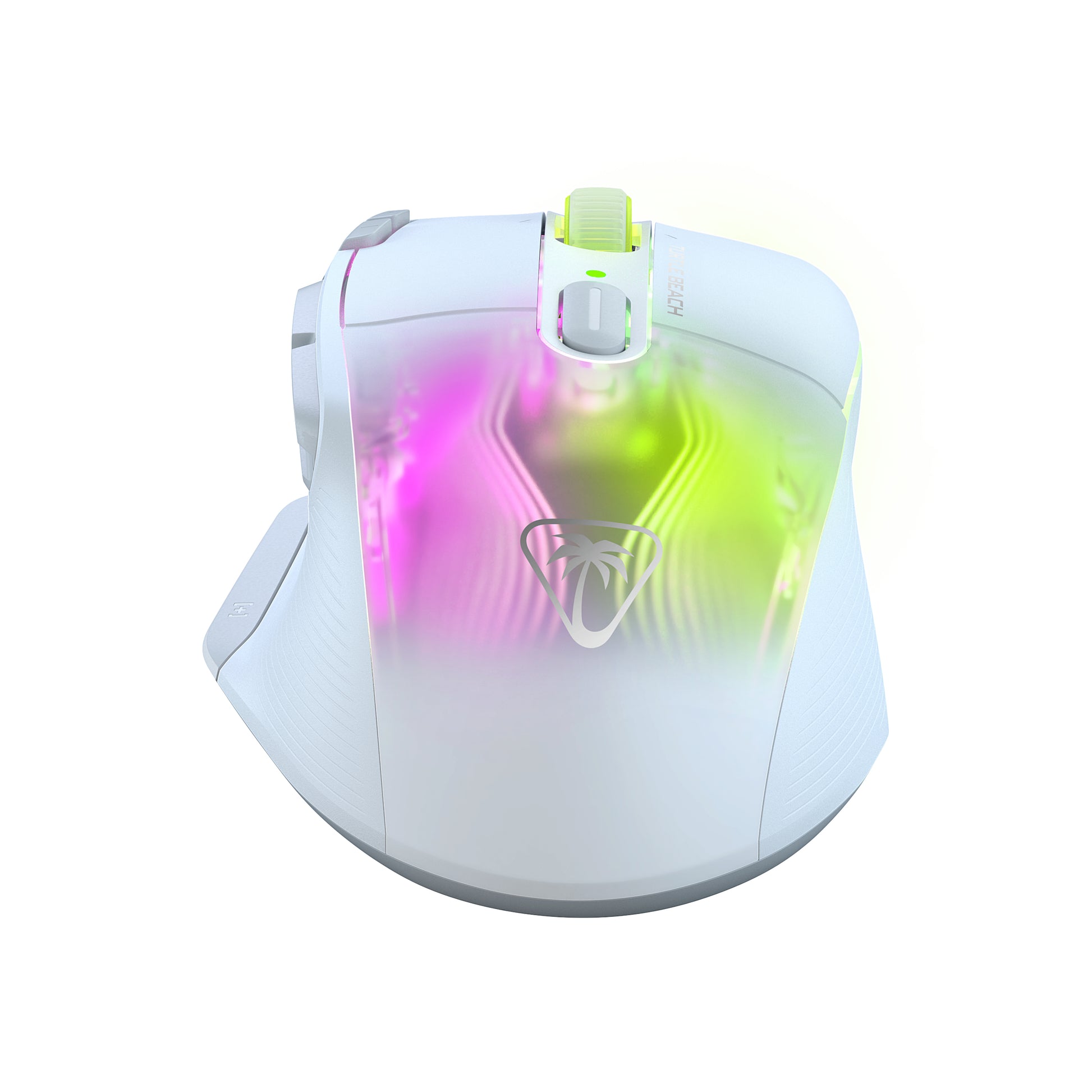 Turtle Beach Kone XP Air Gaming-Maus – kabellos, 10 Tasten, für Rechtshänder, RGB-Beleuchtung, weiss