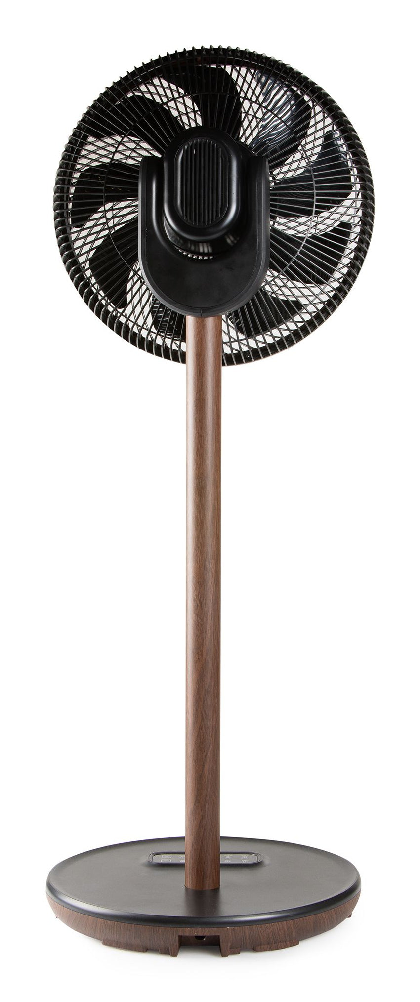 Domo Standventilator DO8155 – 9 Stufen, oszillierend, Timer, Fernbedienung, 26 W, 45 dB(A), Schwarz, Holz