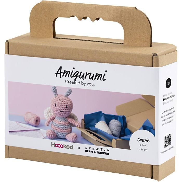 Creativ Company Häkelset Amigurumi Biene – Mehrfarbig