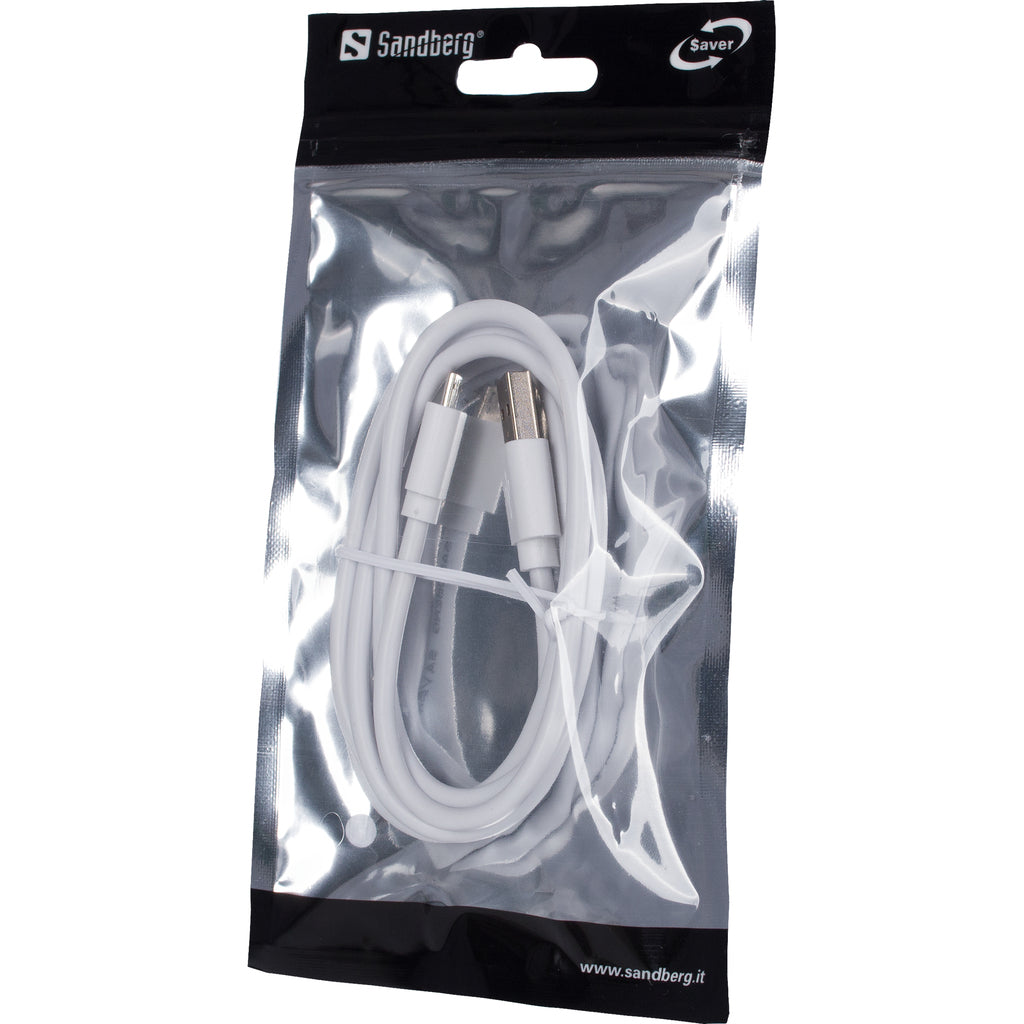 Sandberg USB-Kabel, Micro-USB, 1 m, Lade-/Datenkabel