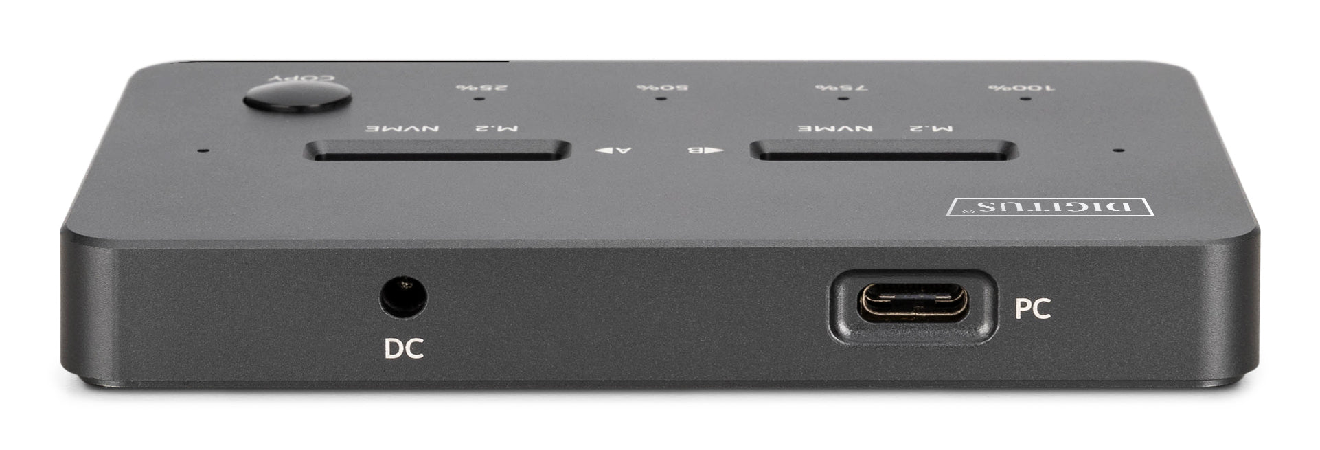Digitus NVMe Klonstation – 2-Bay – USB 3.2 Gen2 (10 Gbit/s), für M.2 (NVMe)