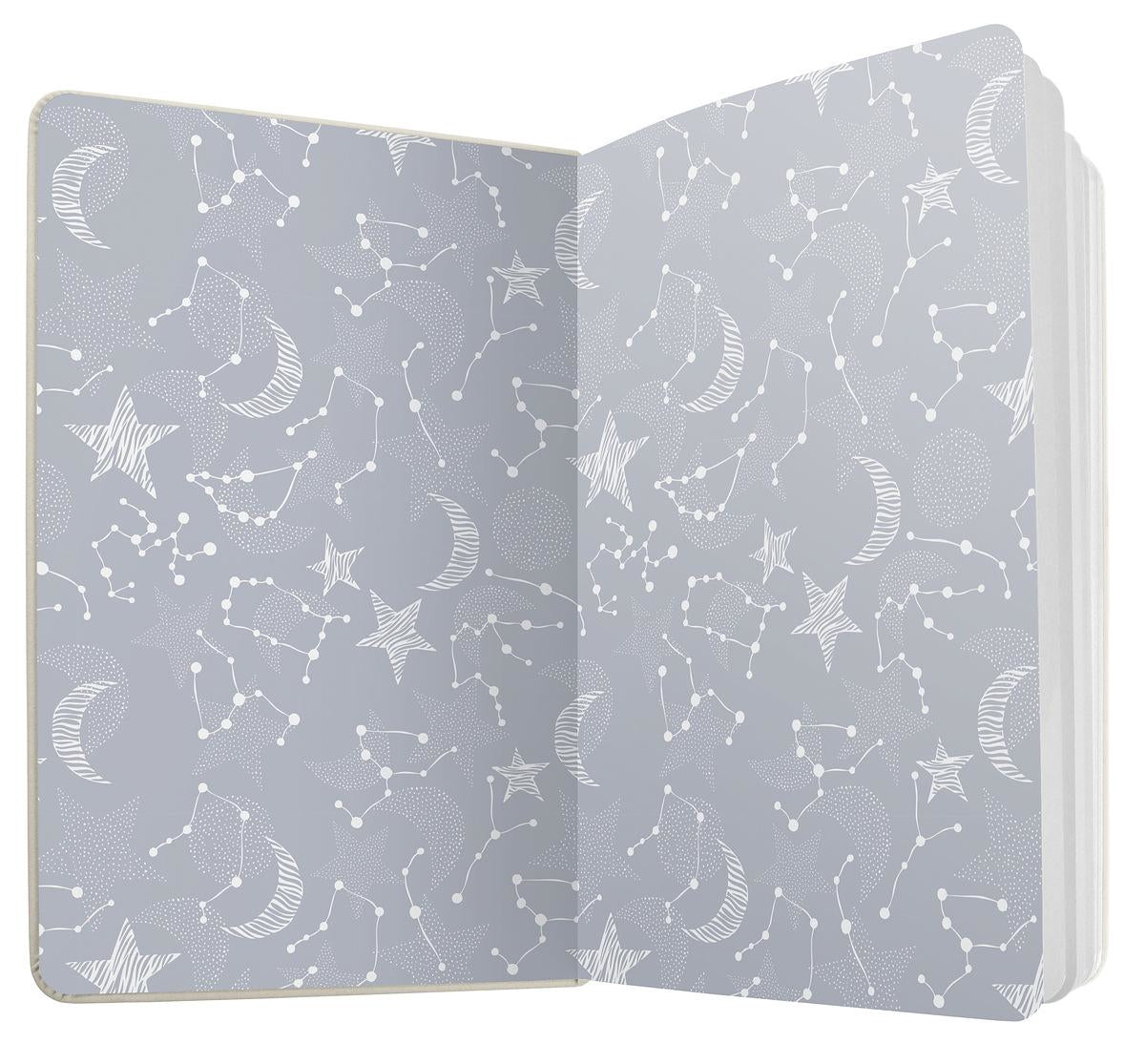 Sigel Notizbuch A5, liniert, Fadenheftung, Hardcover, 174 Seiten, perforiert, 80 g/m² – mehrfarbig