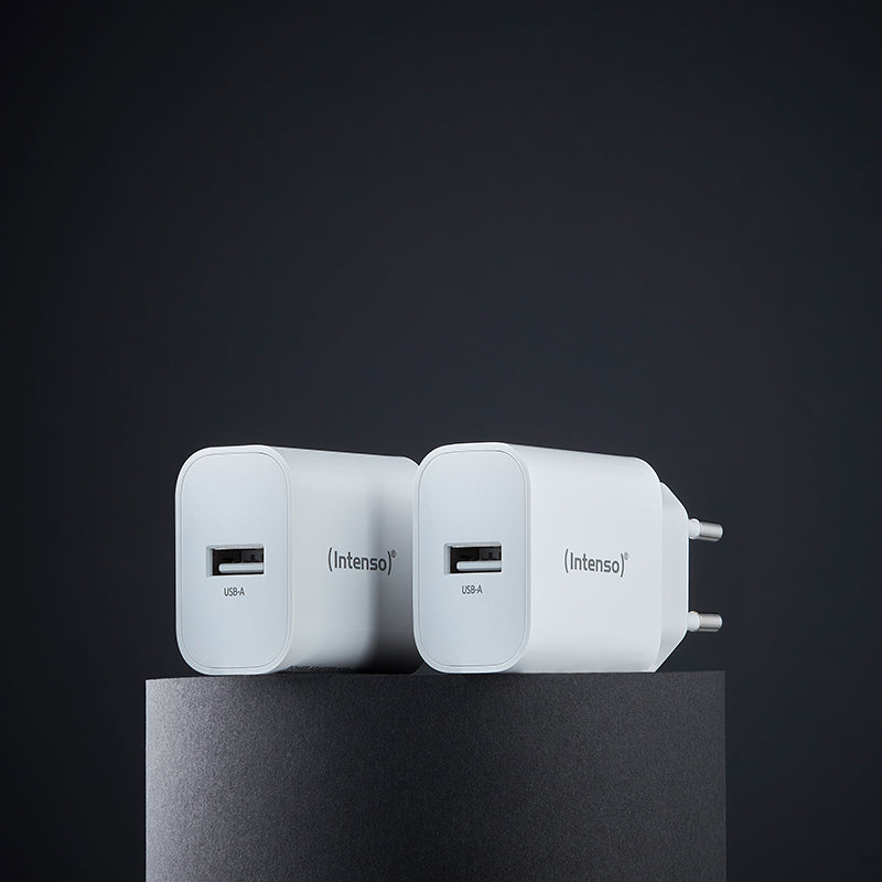 Intenso W5A USB-Ladegerät 5 W – USB-A×1, Weiss