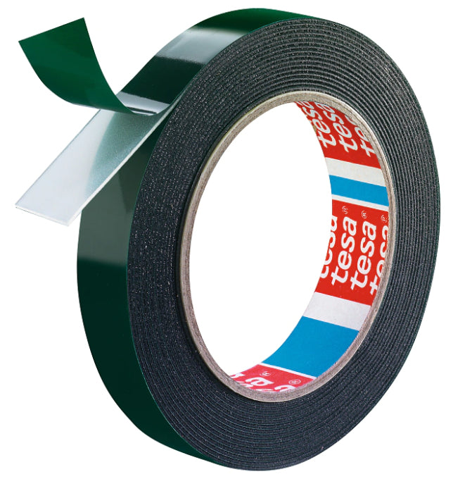 Tesa Montageband, für Innen, für Stein/Wand – 19 mm × 5 m, schwarz, bis 6 kg