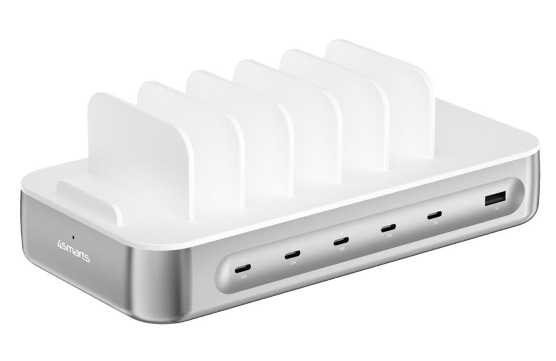 4smarts Ladestation – 5× USB-C + 1× USB-A – für Nintendo Switch, Universal, Smartphone und mehr