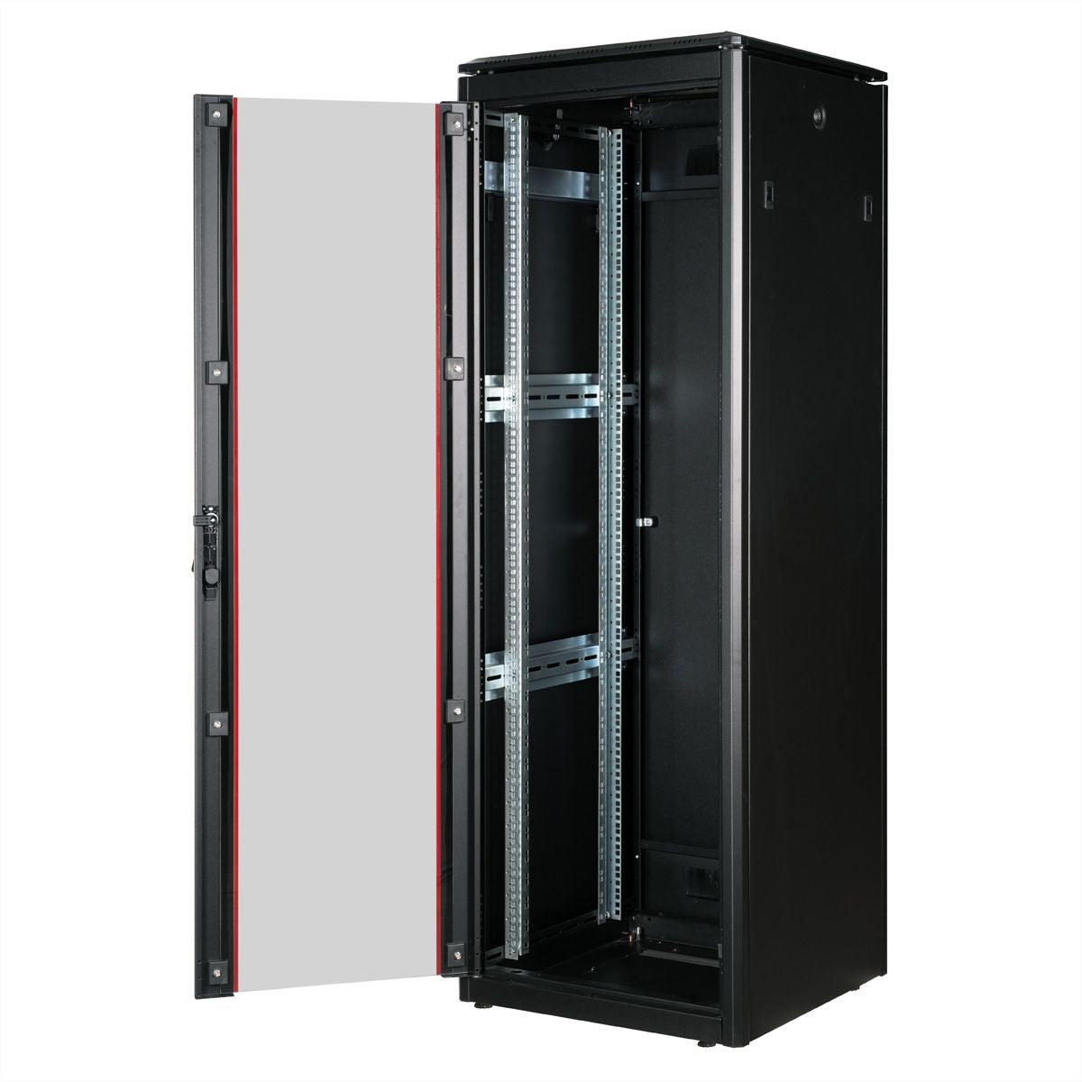 ROLINE Pro – 19" Netzwerkschrank 36U, IP20, abschliessbar, 600 × 600 × 1786 mm, schwarz, Stahl