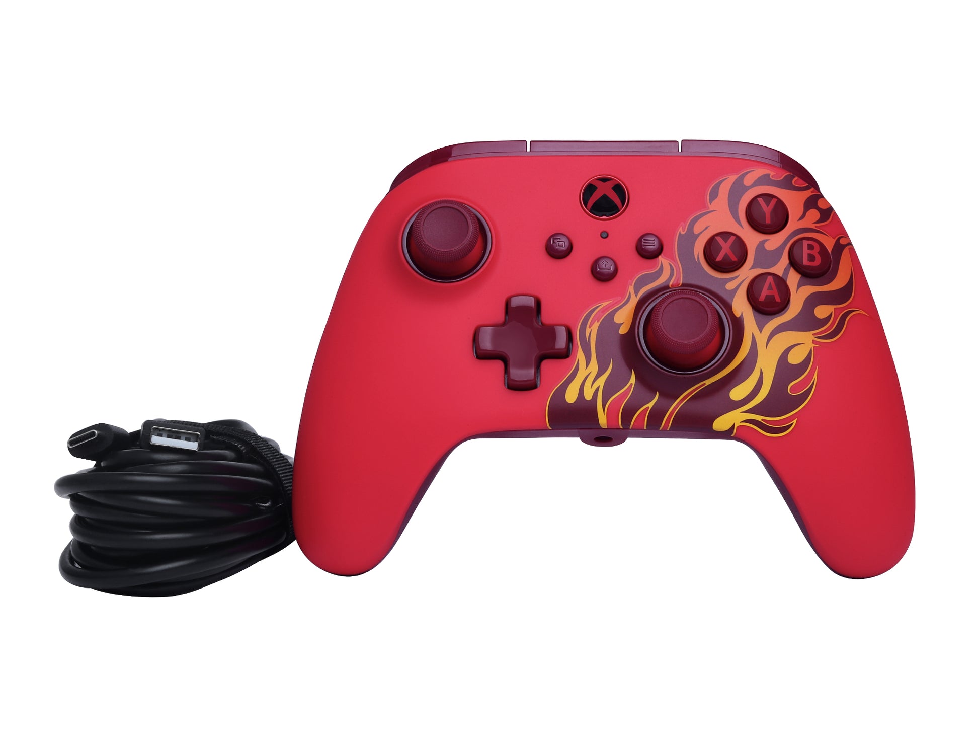 PowerA Advantage Wired XBGP0543 – Gamepad – USB (kabelgebunden) – Programmierbare Tasten – für Xbox & PC – Rot