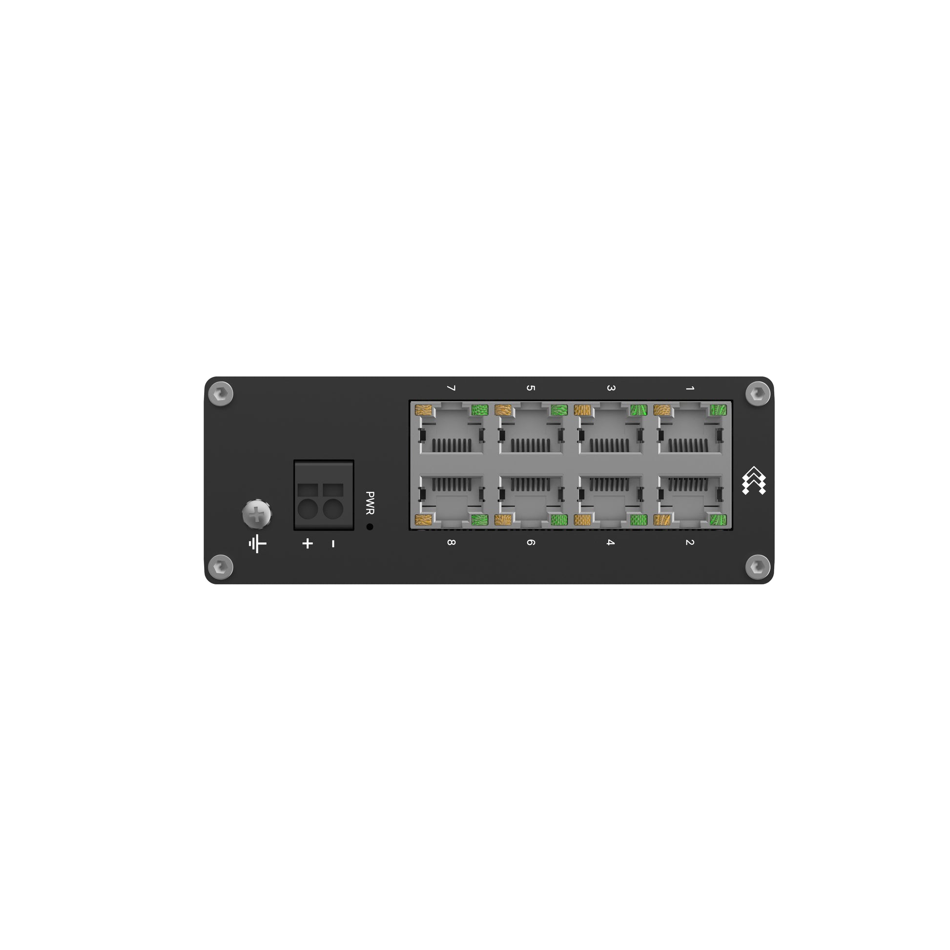 Teltonika TSW030 – Unmanaged Switch – 8× 10/100, DIN-Schiene