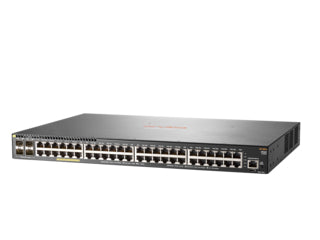 HPE Aruba 2930F – Managed Switch – 48×GbE, 4×SFP+, L3, PoE+ 370 W, 1U