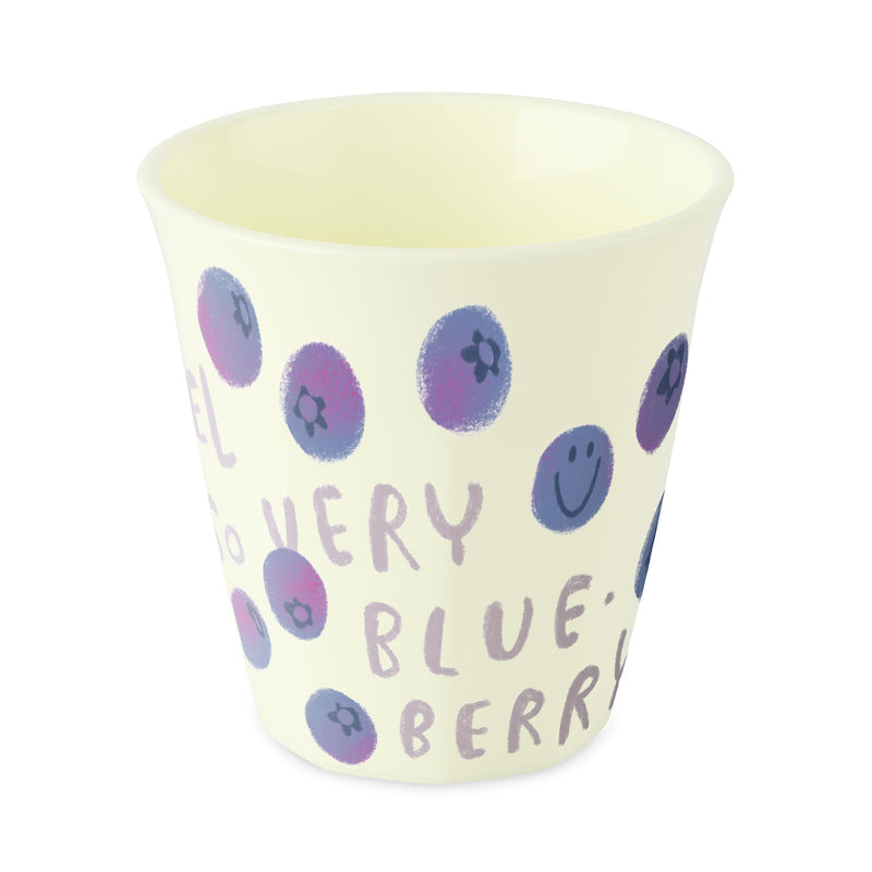 Koziol Becher – 300 ml, Ø 8,9 cm, H 8,9 cm, Kunststoff, Heidelbeere, spülmaschinenfest, mikrowellengeeignet