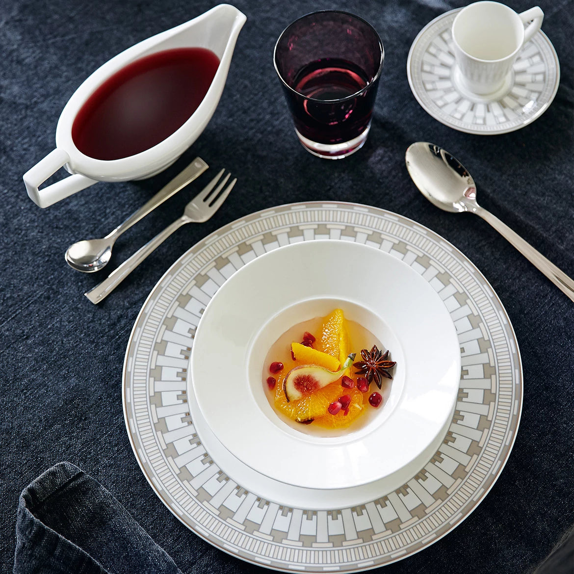 Villeroy & Boch Victor Tafelbesteck Set – Edelstahl, Silber, spülmaschinenfest, 30 Stk.