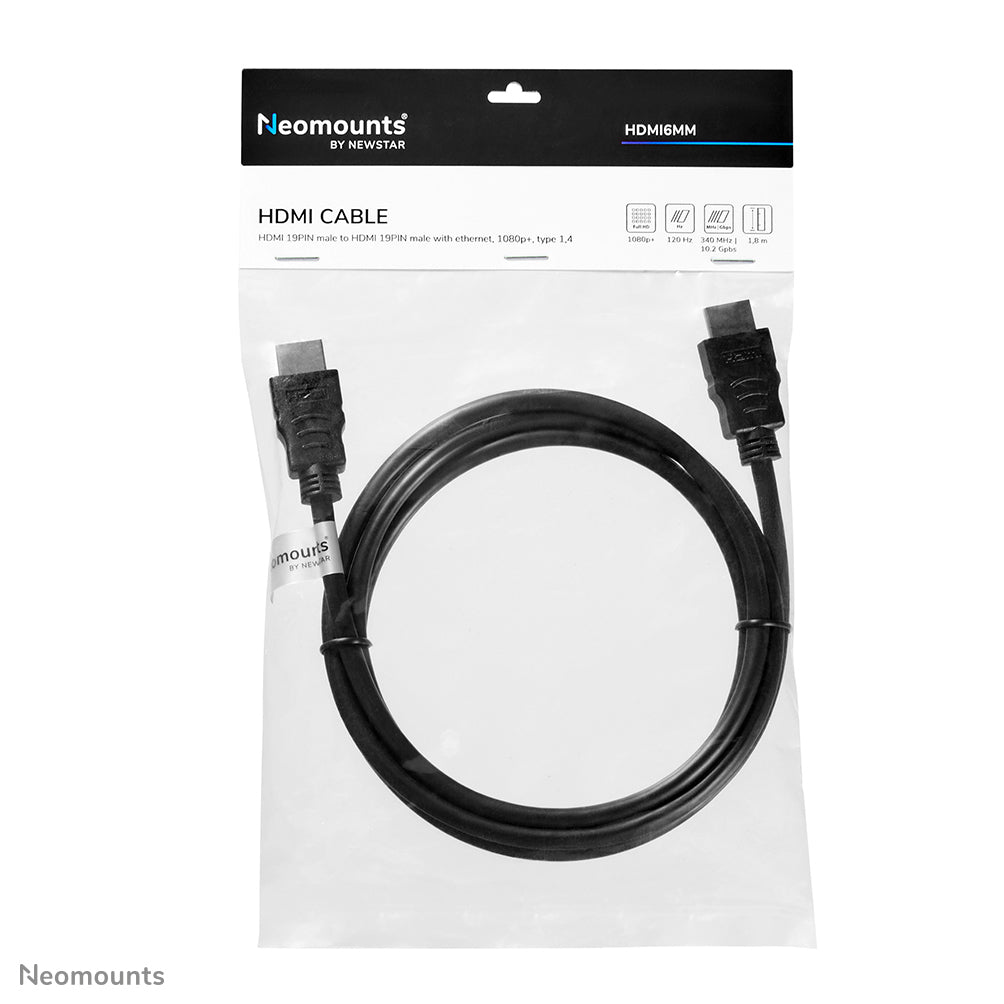 Neomounts HDMI Kabel (A–A, M–M) HDMI 1.3 1080p 60 Hz – 2 m