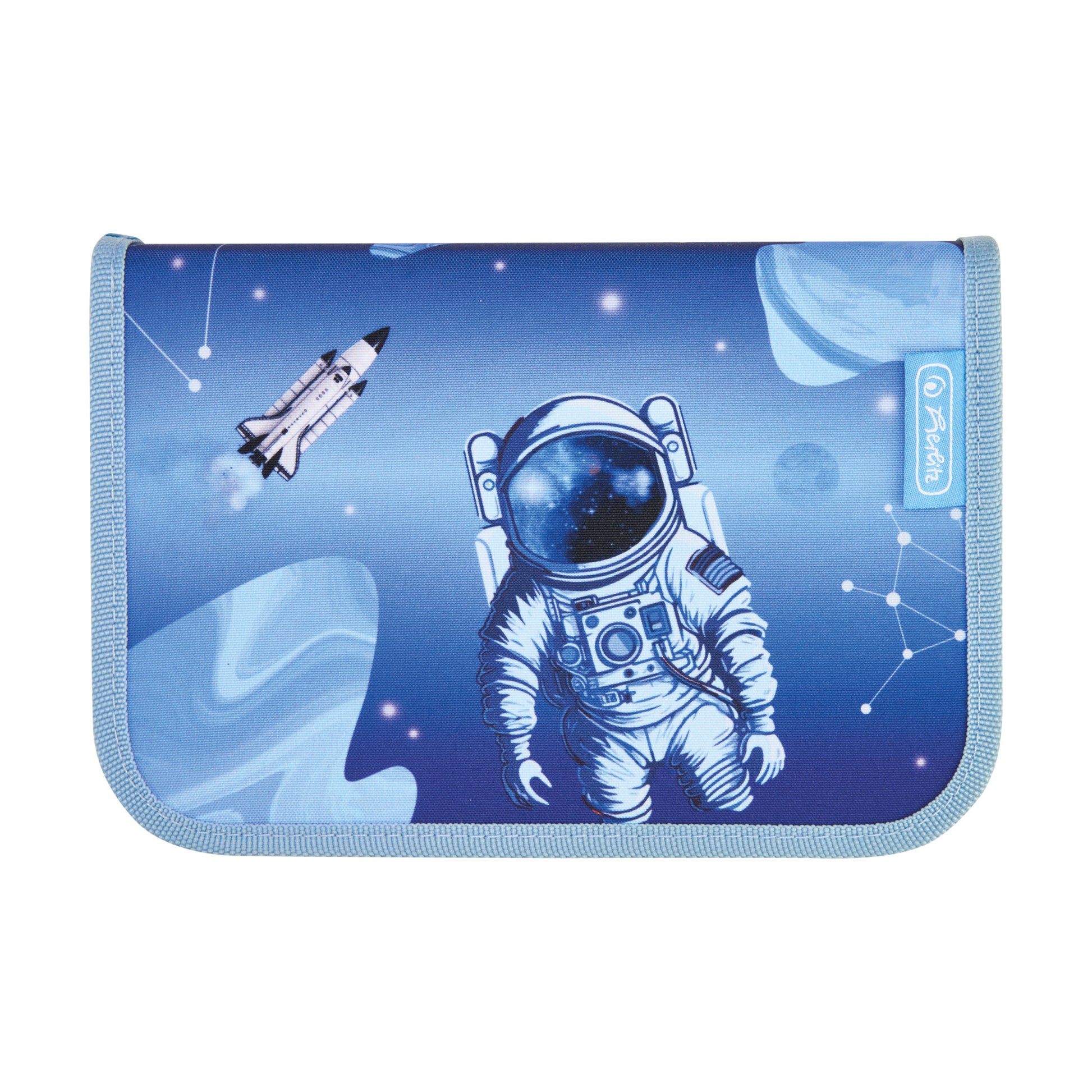 Herlitz Loop Plus Cosmic – Schulrucksack-Set 4-teilig, Astronaut, 17 l, 31×37×22 cm