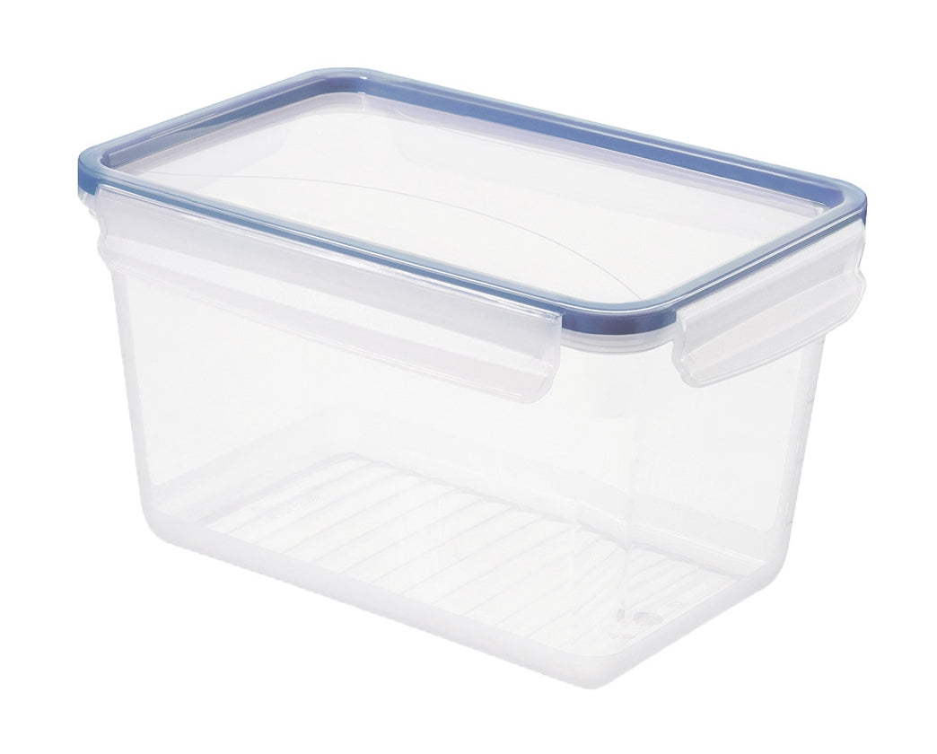 Rotho Kühlschrankdose Clic & Lock – 3 l – rechteckig – 23,9 × 13,6 × 16 cm – Kunststoff – transparent