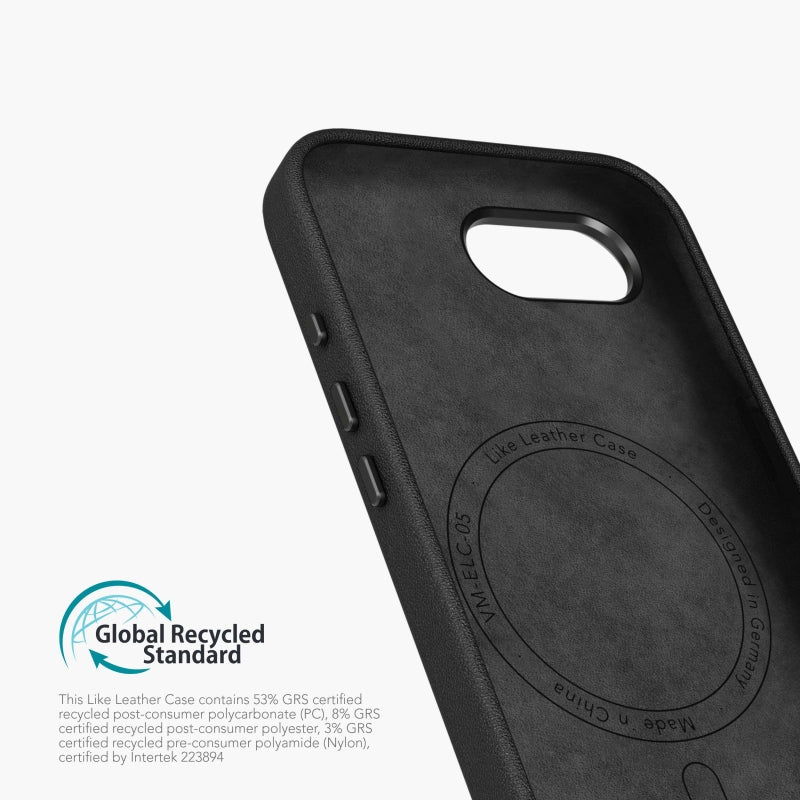 Vonmählen Backcover – für Apple iPhone 16e – schwarz – Leder