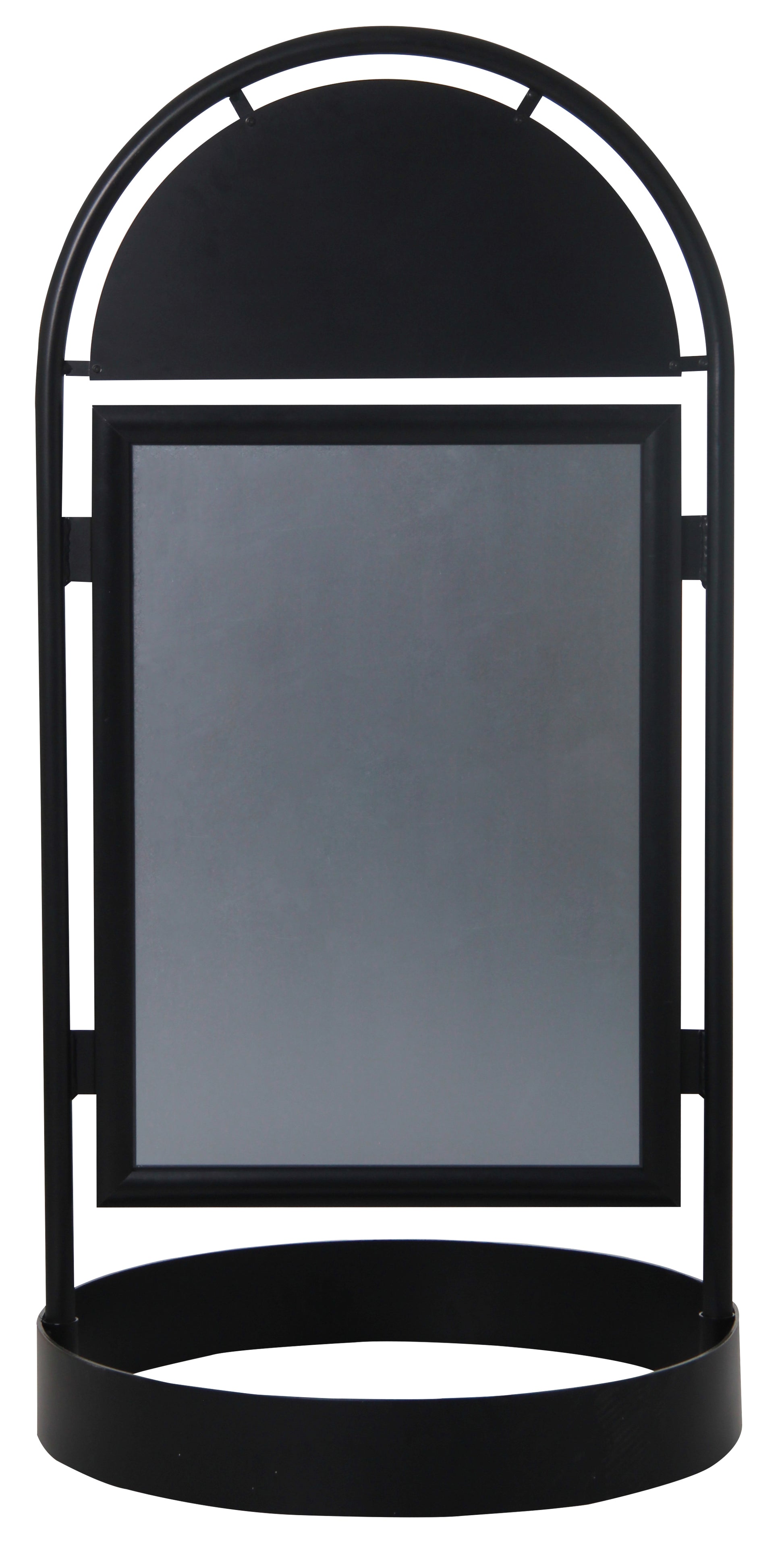 Europel Plakatständer CITY SIGN – schwarz, Metall, 1700×870×870 mm