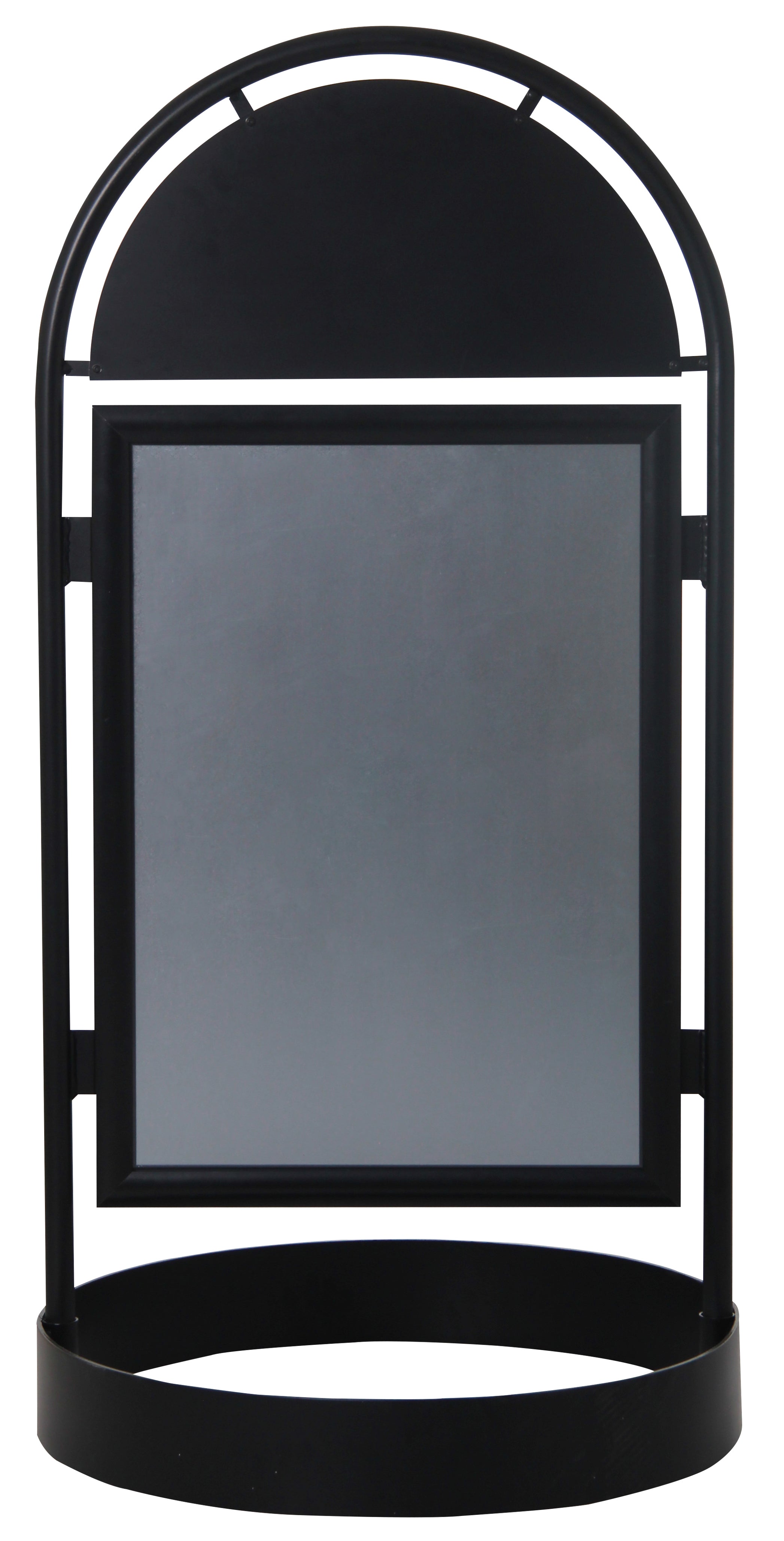 Europel Plakatständer CITY SIGN – schwarz, Metall, 1700×870×870 mm