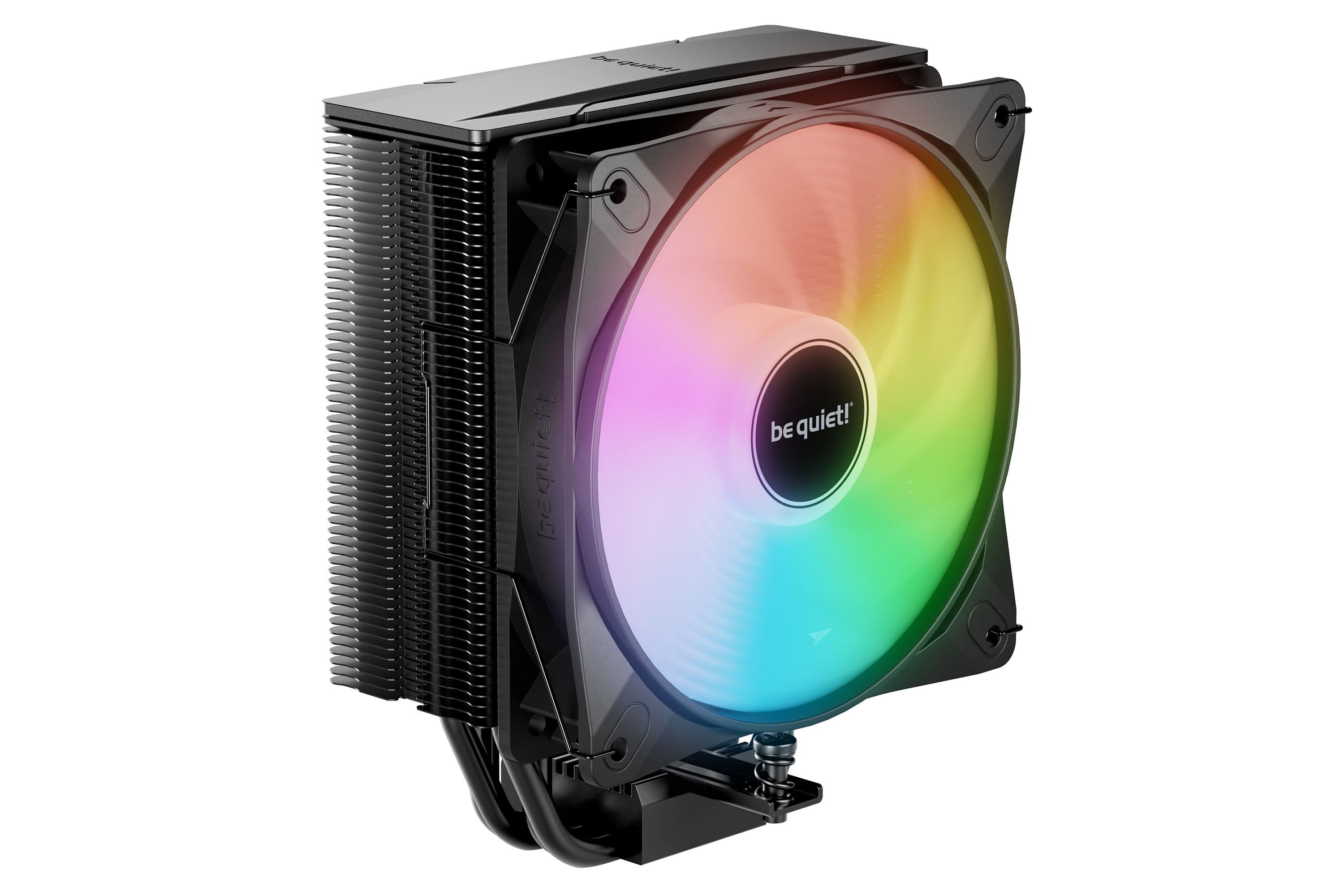 be quiet! be quiet PURE ROCK 3 LX – CPU-Kühler – 12 cm, 4 Wärmerohre, 105,1 m³/h, für LGA1700, AM4, AM5 und andere