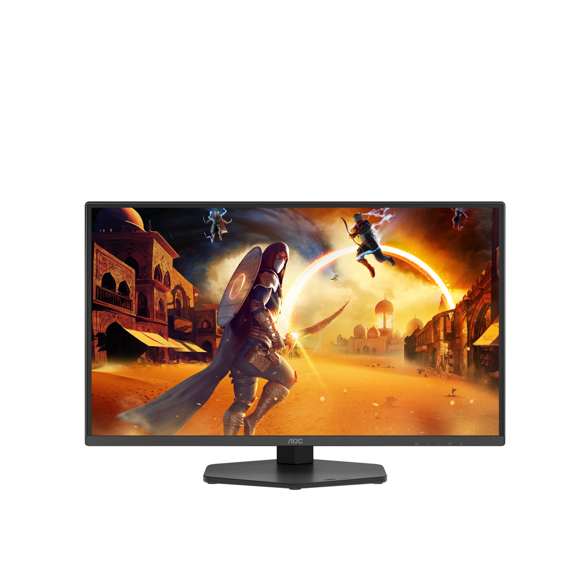 AOC Q25G4SR – Monitor, 24,5" 2560 × 1440 (WQHD), IPS, 300 Hz, Adaptive Sync, Lautsprecher, Rot