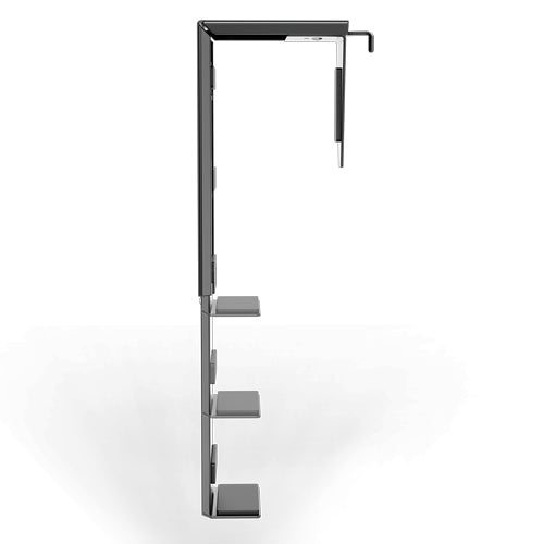 Fellowes Untertisch-PC-Halterung – einstellbar 20–95 mm Breite, 166–310 mm Länge, bis 15 kg, schwarz