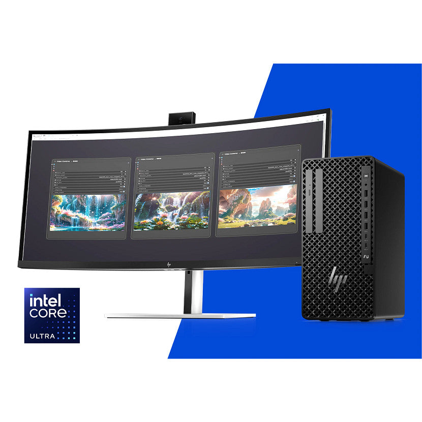 HP Z1 Tower – Intel Core Ultra 7 265, 16 GB RAM, 512 GB SSD, NVIDIA RTX A400 4 GB, Windows 11 Pro