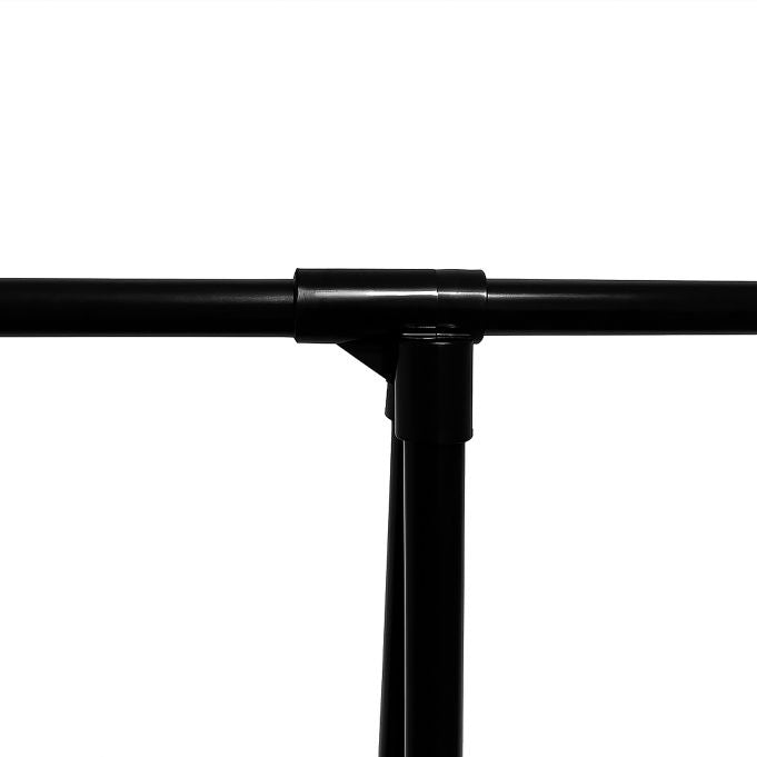 Relaxdays Garderobenständer – Stahl – Schwarz – 1'600 mm