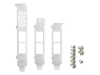 QNAP I/O Adapter – Full-height/Low-profile Halterung, flach, für Dual-Port RJ45 NIC
