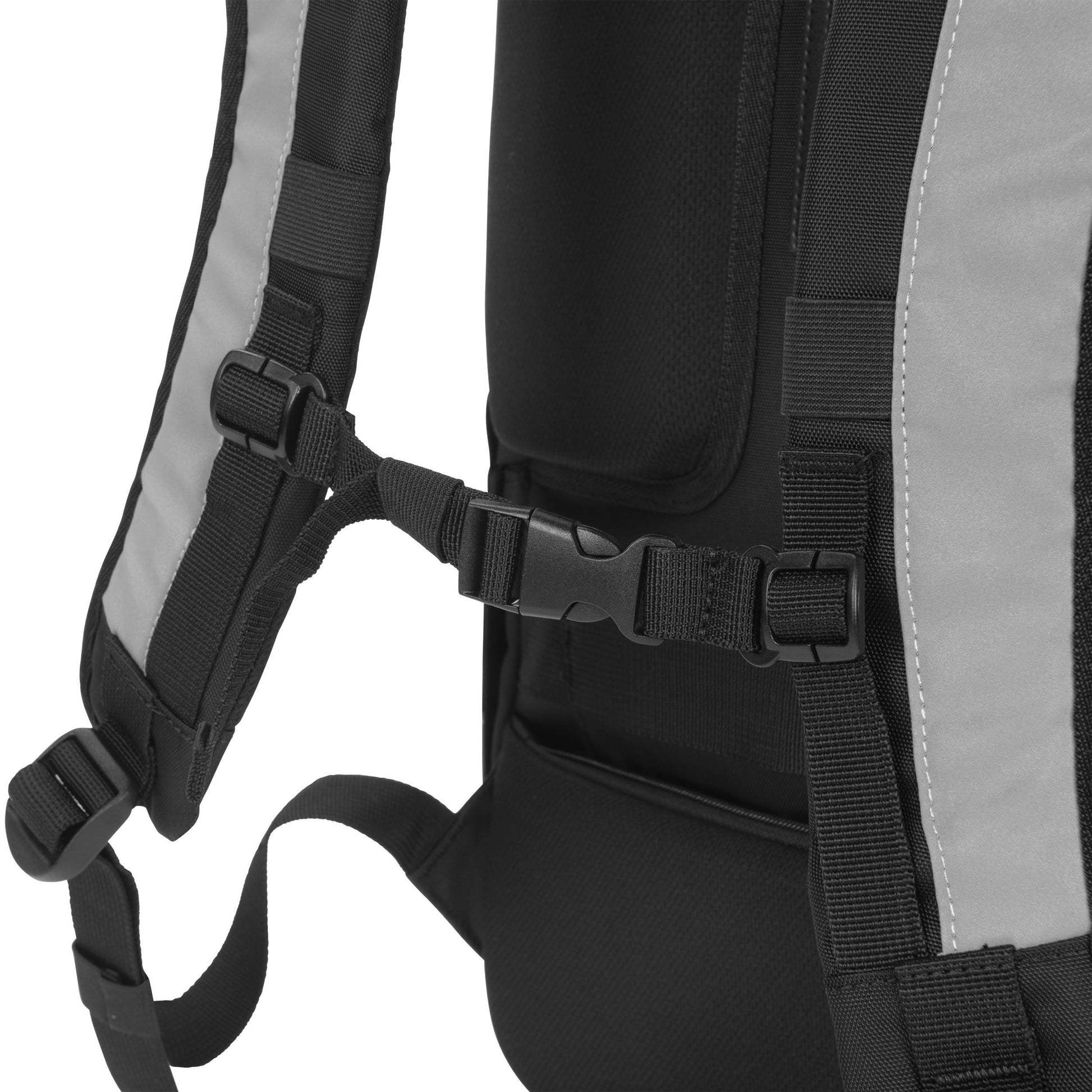 DICOTA Freizeit-Rucksack – 25 l, schwarz, reflektierend