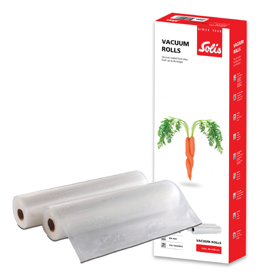 Solis Vakuumierrolle – 40 × 6 m, 2 Rollen