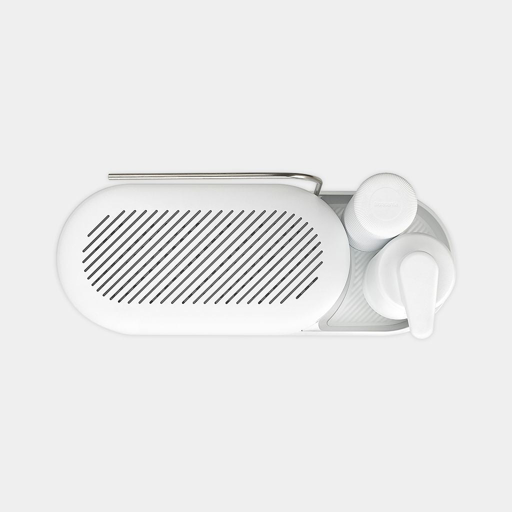 Brabantia Utensilienhalter (wandmontiert) 35,2 × 13 × 16 cm, Kunststoff, weiss