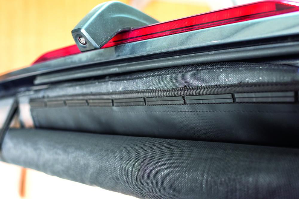 VanQuito Heckmoskitonetz mit Reissverschluss – für VW Heckklappe – Schwarz – Polyester – 1 Stk.