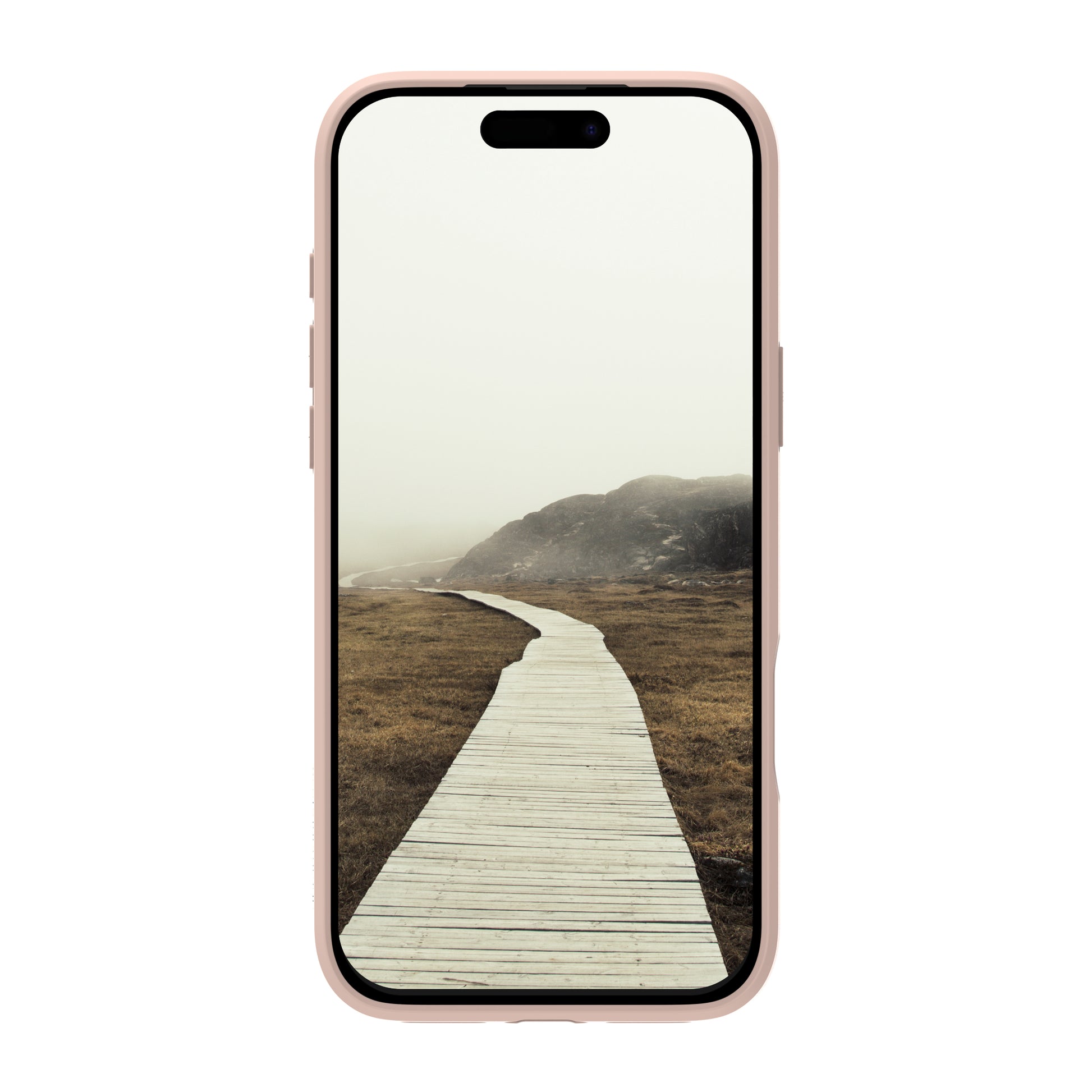 dbramante1928 Greenland Pro MS Backcover – für Apple iPhone 17 Pro Max, Kunststoff, Pink Sand