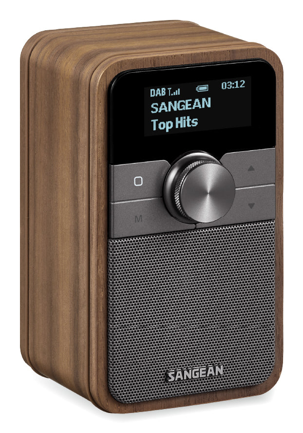 Sangean DDR-8 – DAB+/UKW-Tischradio, Bluetooth – Nussbaum