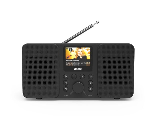Hama DIR10 – Internetradio, DAB+/UKW, Bluetooth, WLAN – Schwarz