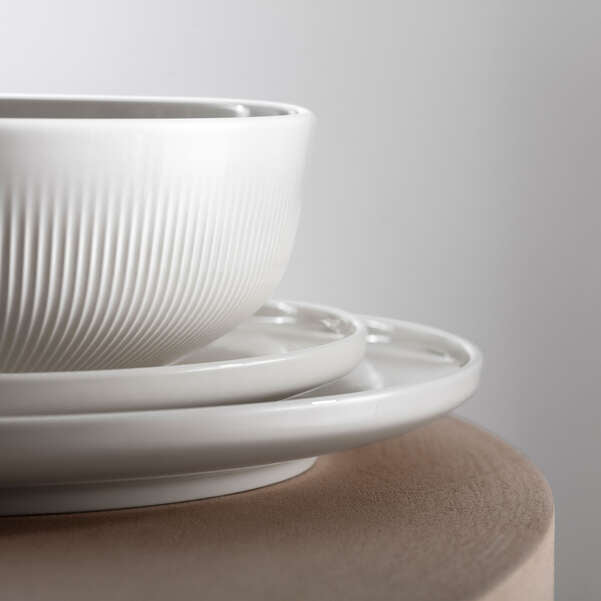 Villeroy & Boch Suppenschüssel – 2,5 l, Ø 26 cm, Porzellan, Weiss, spülmaschinenfest, mikrowellengeeignet