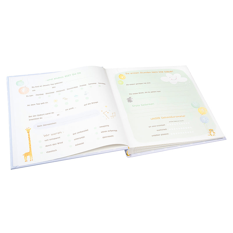Goldbuch Babyalbum Balloon Party – für 100 × 150 mm, mehrfarbig, Pergamin, 300 × 310 mm