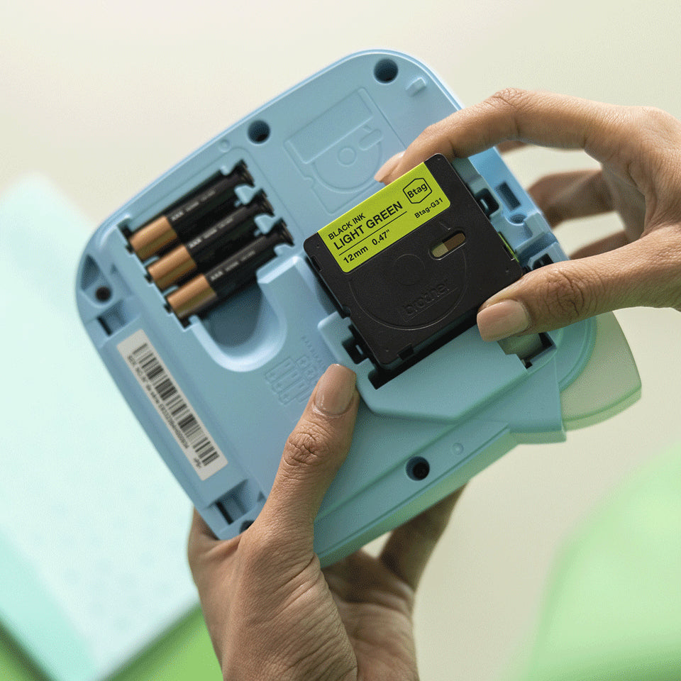 Brother P-touch PT-N25BT – Beschriftungsgerät, für Schriftbänder bis 12 mm, App-Steuerung (iOS/Android), LCD