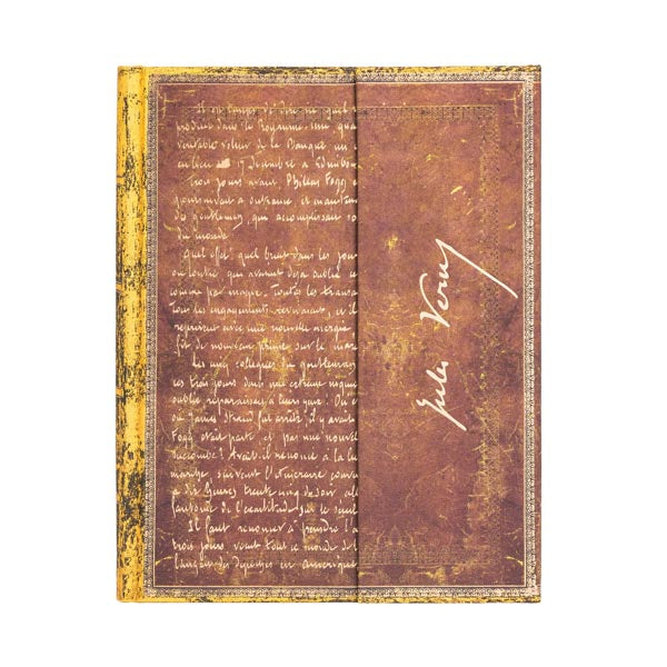 Paperblanks Notizbuch – 180 × 230 mm – 120 g/m² – Hardcover, Falt-Innentasche, Leseband, Braun, FSC