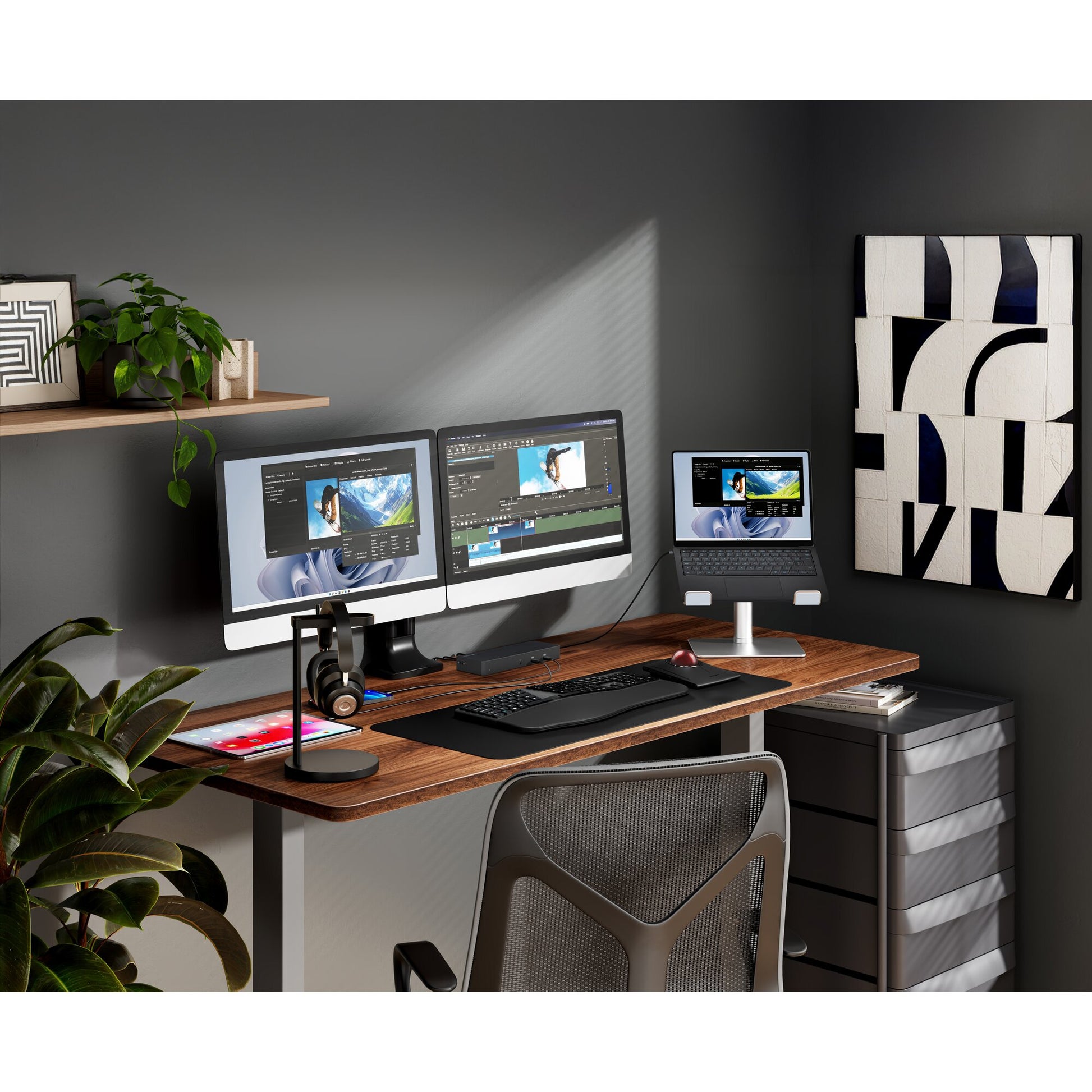 Kensington SD4843P Dockingstation – USB4, 2× DP, 1× HDMI, 4× USB-A, 3× USB-C, 100 W PD, GbE, für Windows 10+