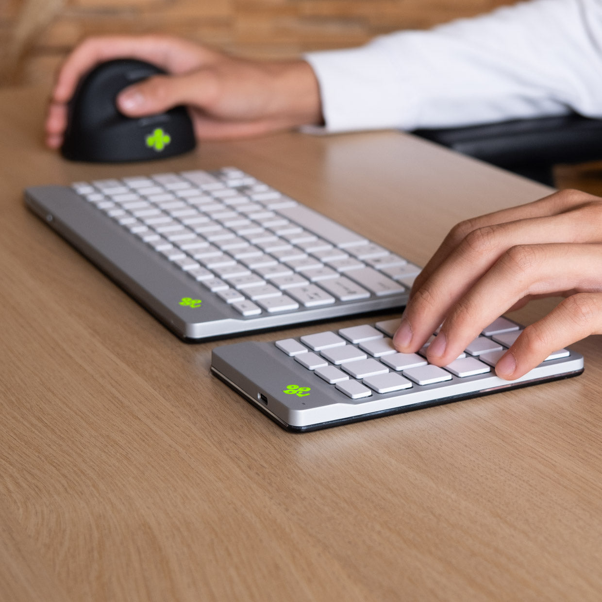 R-Go Tools Numpad Break – Bluetooth, Weiss