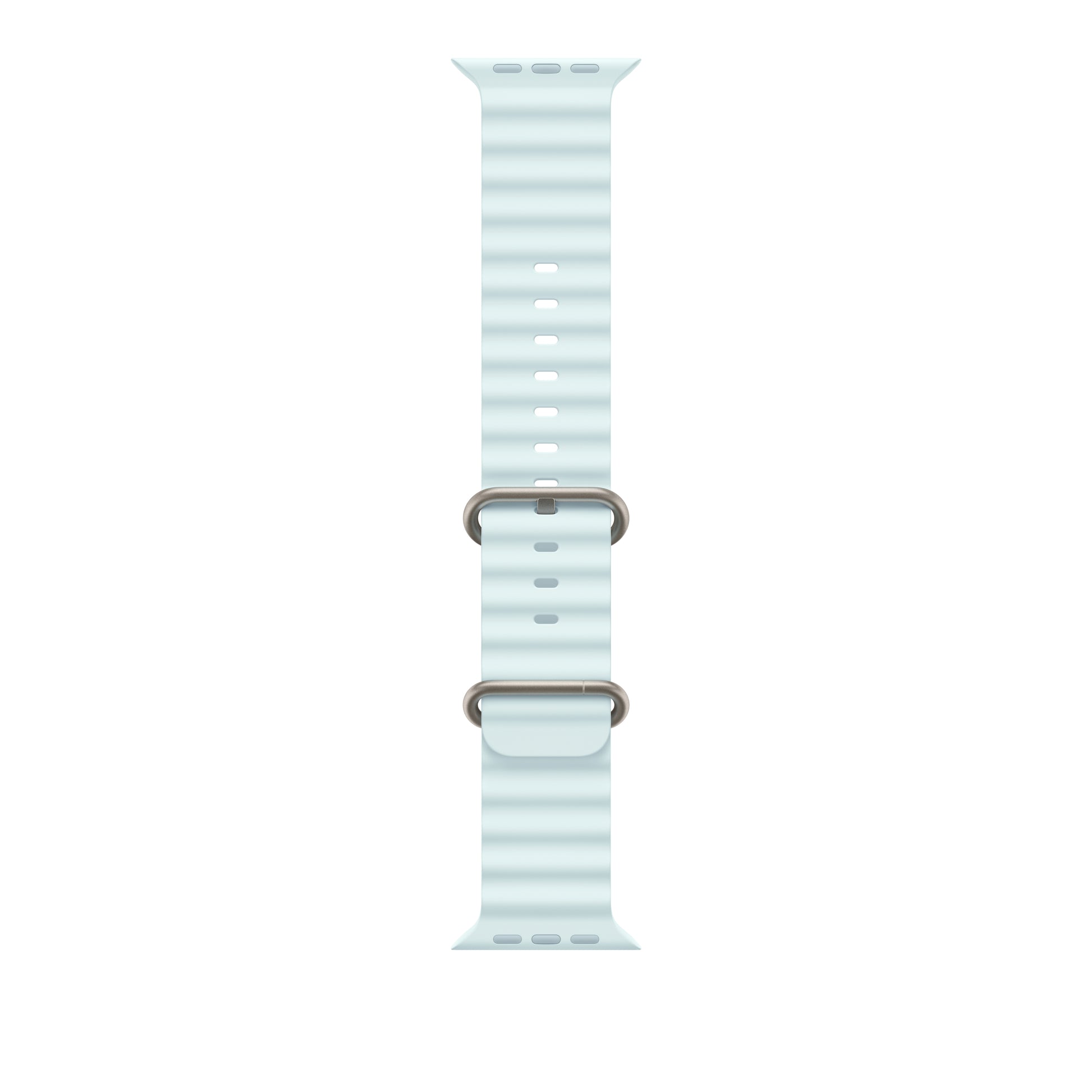 Apple IceBlue OceanBand – Armband – für Apple Watch 49 mm, Grau, Elastomer (TPR)