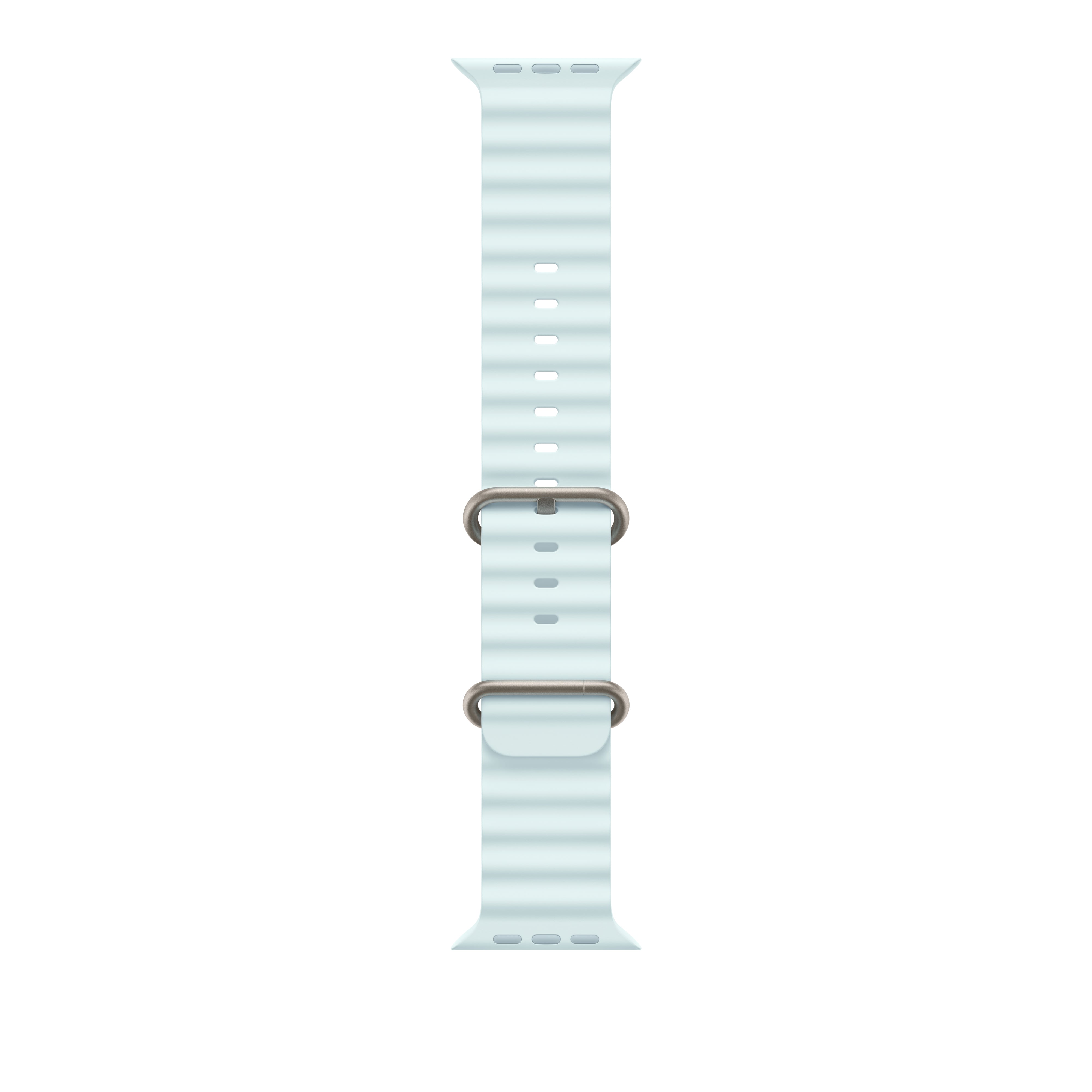 Apple IceBlue OceanBand – Armband – für Apple Watch 49 mm, Grau, Elastomer (TPR)