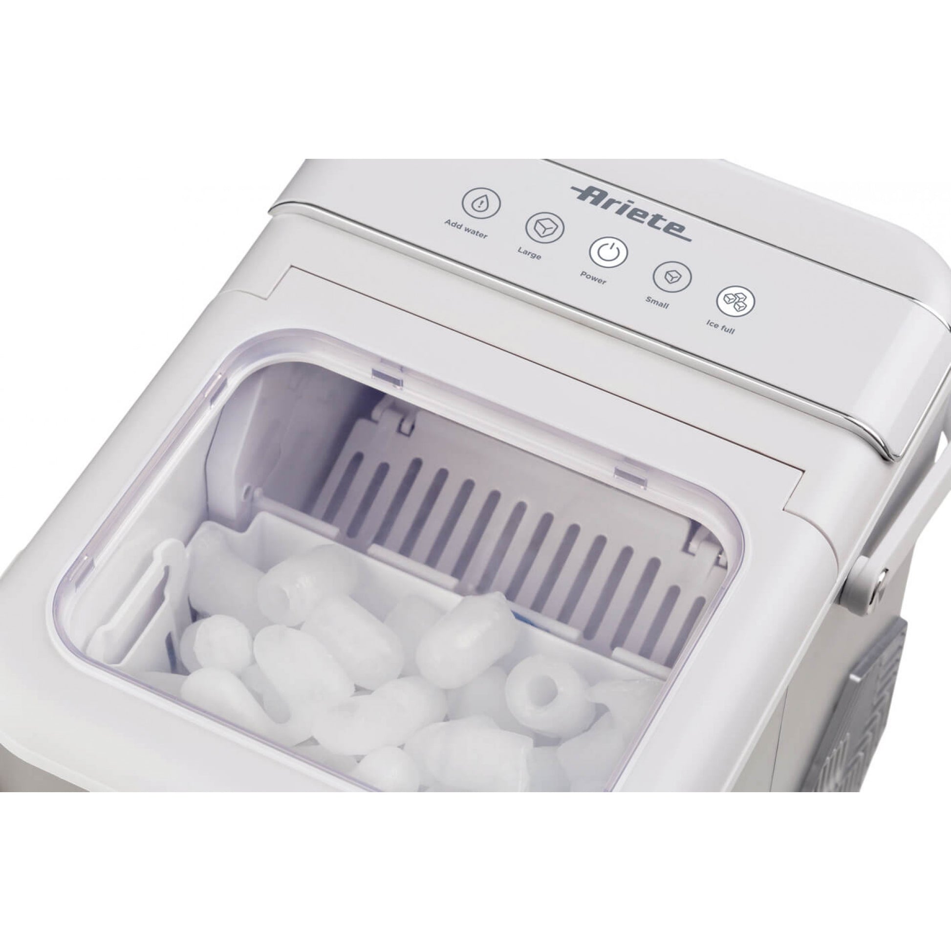 Ariete Eiswürfelmaschine ARI-651 – 12 kg/24 h, 1,4 l Wassertank – Edelstahl