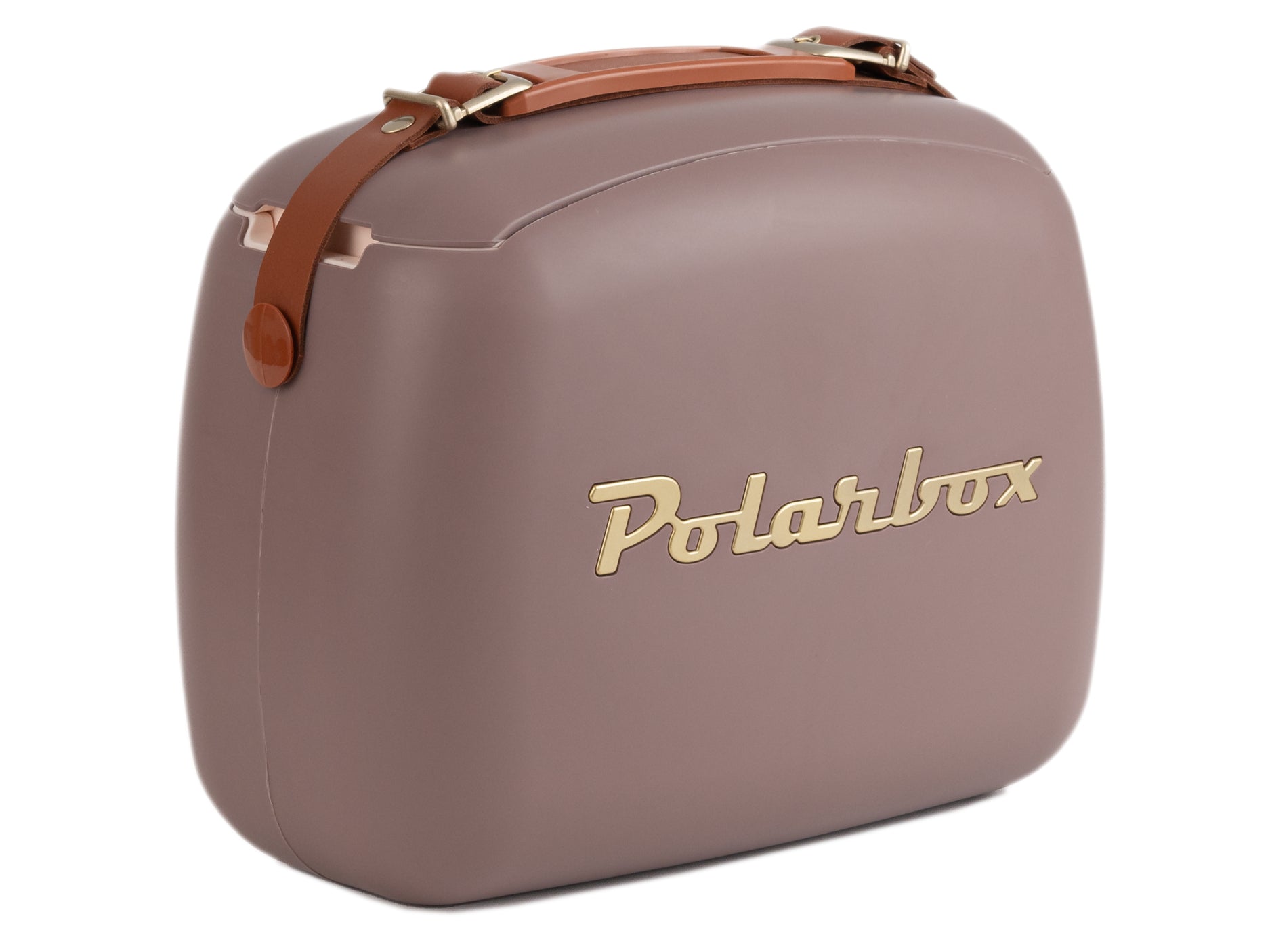 Polarbox Kühltasche – passiv, 24 h, verstellbarer Schultergurt – 6 l – braun
