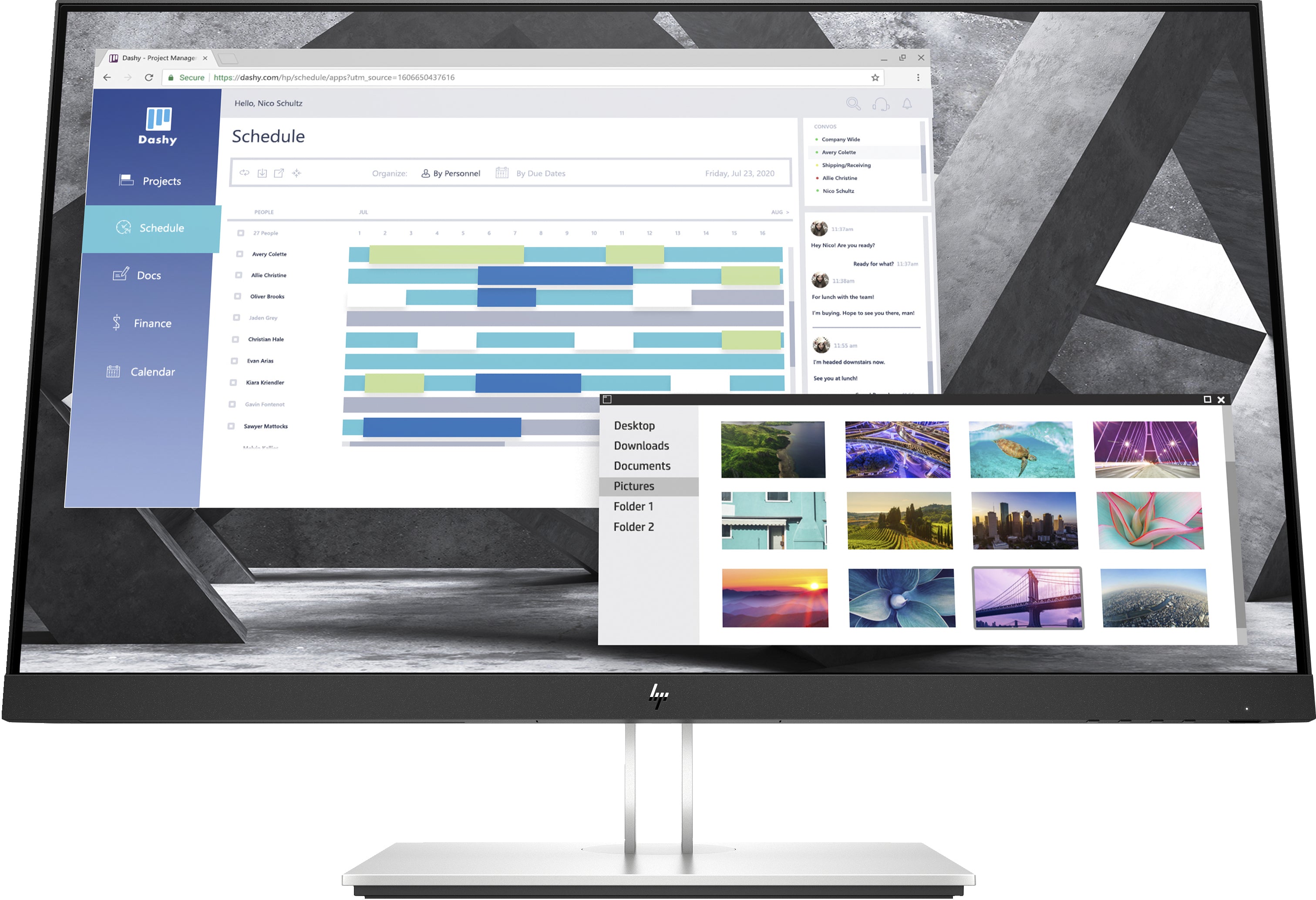 HP E27q G4 – 27", 2560 × 1440 (WQHD), IPS